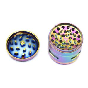 Fan Cover Zinc Alloy Weed Grinder 4 Layer