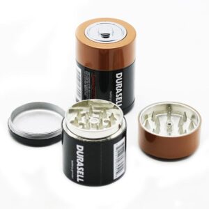 Battery Zinc Alloy Weed Grinder 3 Layer