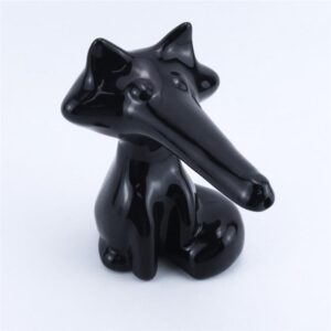 Fox-Shaped Ceramic Water Pipe