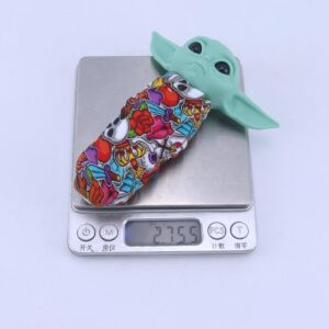 “Baby Yoda” Themed Silicone Smoking Pipe with Random Pattern
