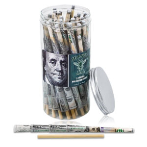 Dollar Bill Design Pre-Rolled Cones – Pack of 72