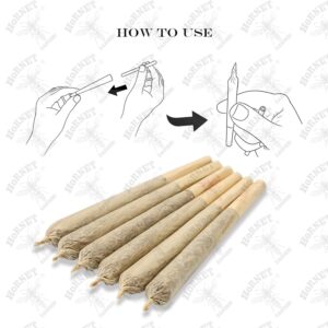 Hornet Natural Wood Pulp Rolling Cones – 72 Pack