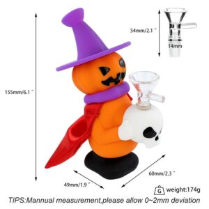 Pumpkin Skull Water Pipe