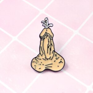 Splooge Penis Enamel Pin