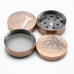 Bronze Zinc Alloy Weed Grinder