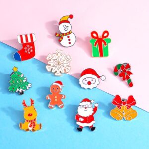 Christmas Cartoon Enamel Pin