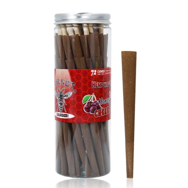 Cherry Flavored Brown Cigar Skin Pre-Rolled Cones – Pack of 72