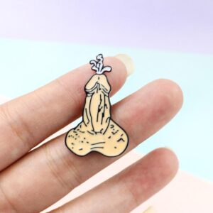 Splooge Penis Enamel Pin