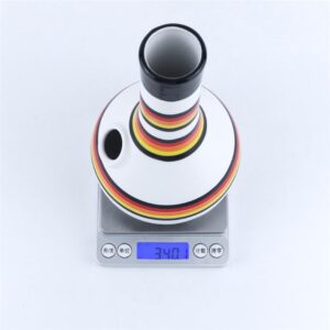 Ceramic Rainbow Beaker Bong