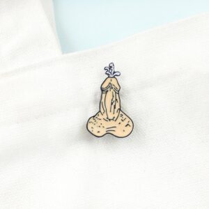 Splooge Penis Enamel Pin