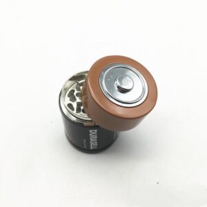 Battery Zinc Alloy Weed Grinder 3 Layer