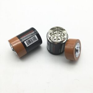 Battery Zinc Alloy Weed Grinder 3 Layer