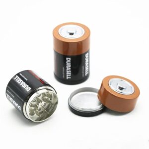 Battery Zinc Alloy Weed Grinder 3 Layer