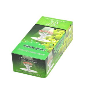 Hornet Apple Flavored Rolling Paper Box of 50 Booklets/2500 sheets