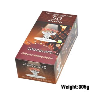 Hornet Chocolate Flavored Rolling Paper Box of 50 Booklets/2500 sheets