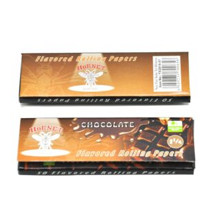 Hornet Chocolate Flavored Rolling Paper Box of 50 Booklets/2500 sheets