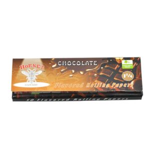 Hornet Chocolate Flavored Rolling Paper Box of 50 Booklets/2500 sheets