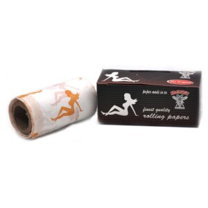 Hornet 5m Beauty Pattern Natural Rolling Paper 5 Rolls Box of 24 Rolls