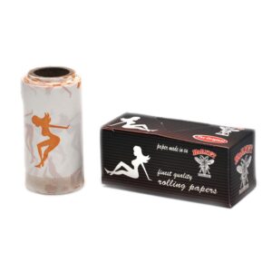 Hornet 5m Beauty Pattern Natural Rolling Paper 5 Rolls Box of 24 Rolls