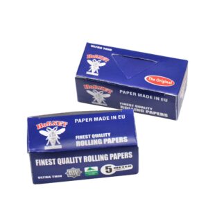 Hornet 5m Natural Unrefined Organic Rolling Paper Box of 24 Rolls