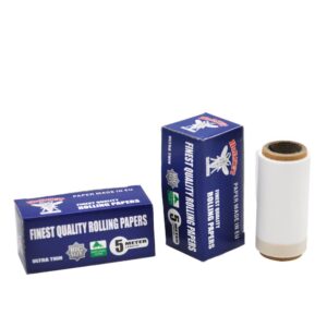 Hornet 5m Natural Unrefined Organic Rolling Paper Box of 24 Rolls