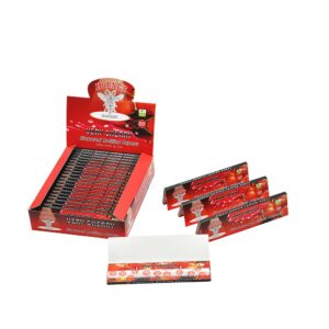 Hornet Kingsize Cherry Flavored Rolling Paper Box of 25 Booklets/800 sheets