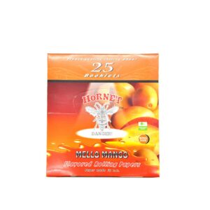 Hornet Kingsize Mango Flavored Rolling Paper Box of 25 Booklets/800 sheets