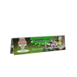 Hornet Kingsize Vanilla Flavored Rolling Paper Box of 25 Booklets/800 sheets
