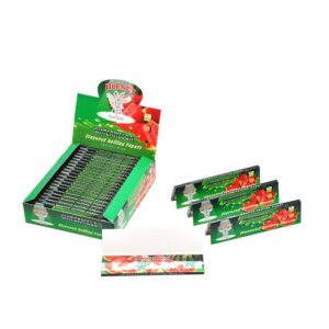 Hornet Kingsize Watermelon Flavored Rolling Paper Box of 25 Booklets/800 sheets
