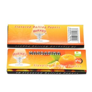 Mandarina Flavor Rolling Paper Box of 50 Booklets/2500 sheets