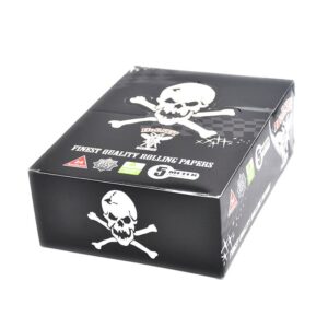 Hornet 5m Skull Pattern Rolling Paper Box of 24 Rolls