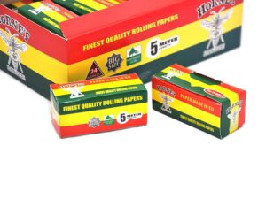 Reggae Pattern Rolling Paper Box of 24 Rolls