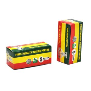 Reggae Pattern Rolling Paper Box of 24 Rolls