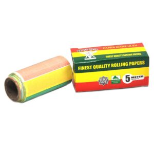 Reggae Pattern Rolling Paper Box of 24 Rolls