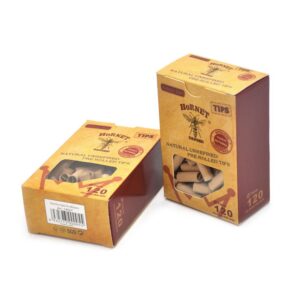 Natural Unrefined Rolling Paper Filter Tips – 7mm Pre-Rolled Tips (120 Tips)