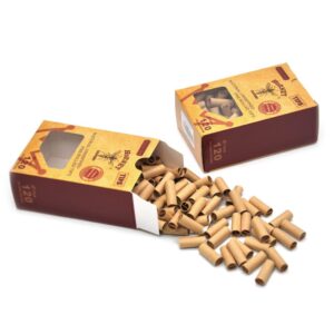 Natural Unrefined Rolling Paper Filter Tips – 7mm Pre-Rolled Tips (120 Tips)