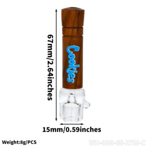 2.64″  COOKIES Wood Weed Pipe