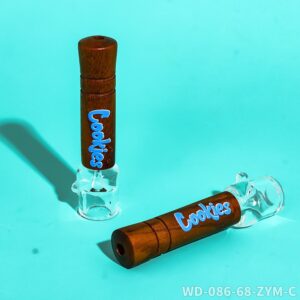 2.64″  COOKIES Wood Weed Pipe