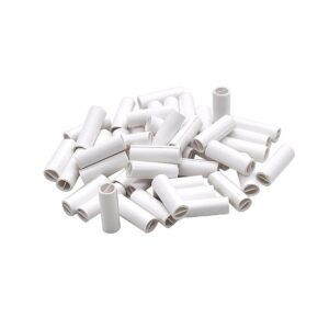 Natural Unrefined Rolling Paper Filter Tips – 6mm White Pre-Rolled Tips (120 Tips per Resealable Bag)